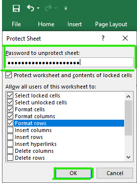 How to Protect Sheet in Excel - GeeksforGeeks