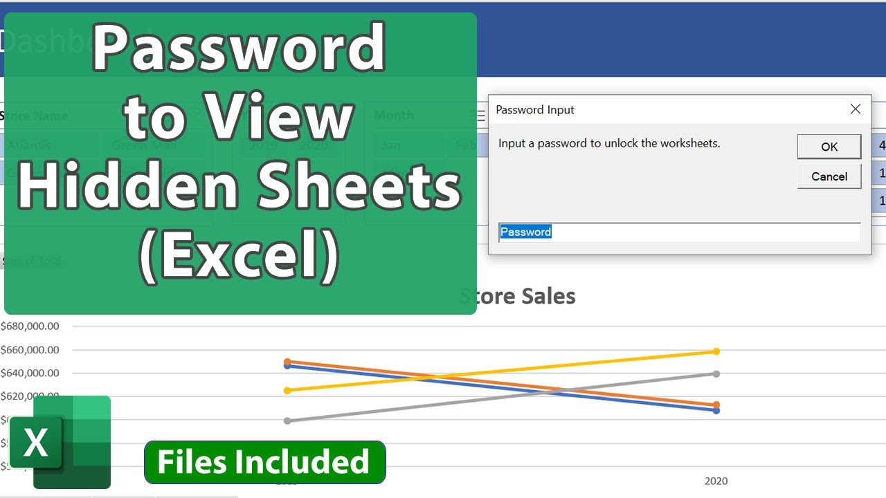 Password Protect &  Hide Worksheets in Excel
