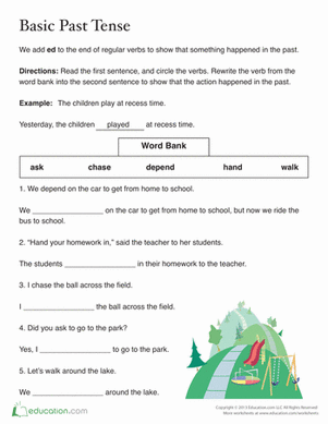 Past Tense Exercises | Past Simple Worksheet (teacher made)