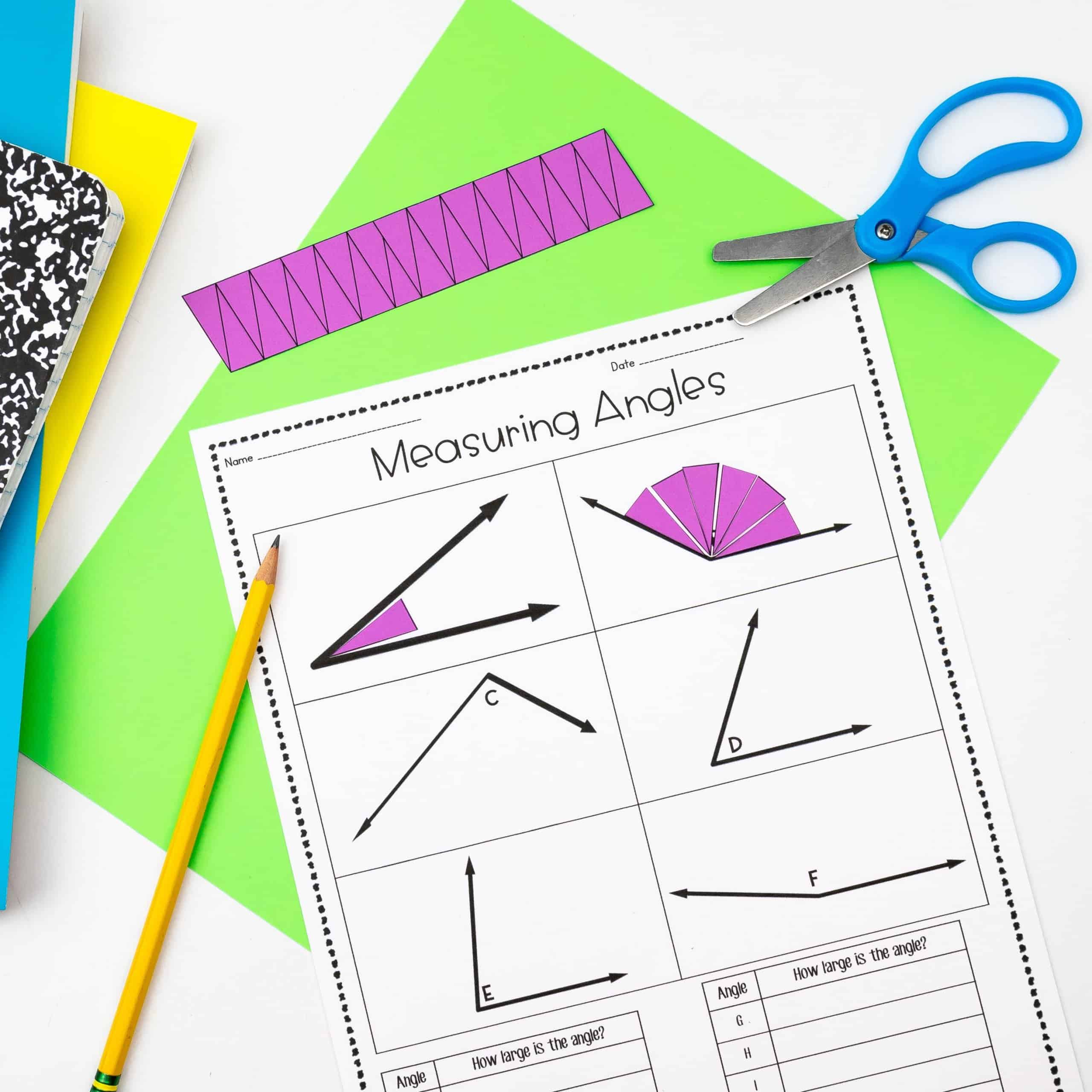 Measuring Angles Worksheets & Activities Worksheets Library
