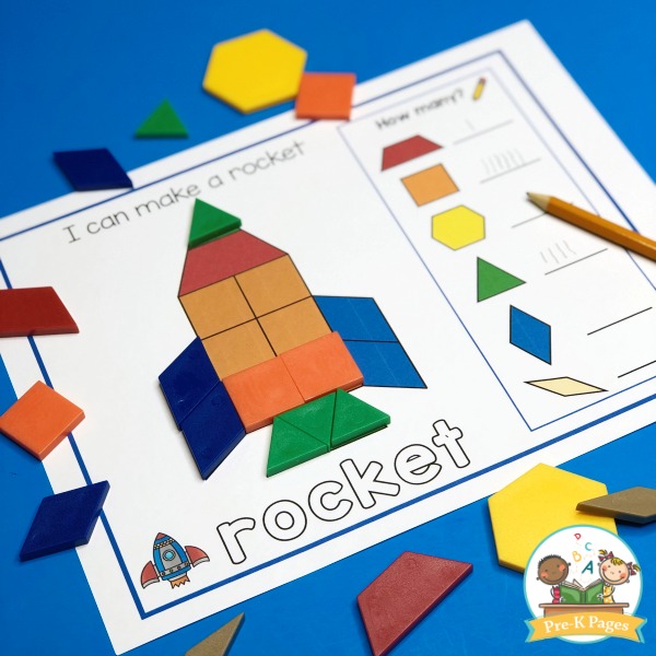 Pattern Blocks. Mathematics Worksheets and Study Guides Fourth Grade