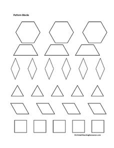 Pattern Blocks Lesson Plans &  Worksheets | Lesson Planet