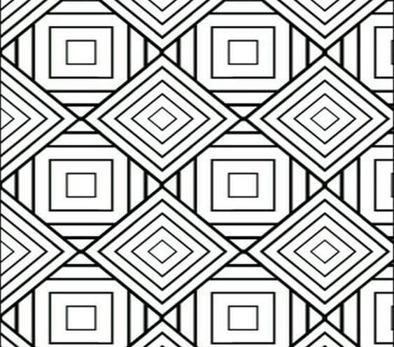 Free &  Easy To Print Pattern Coloring Pages - Tulamama