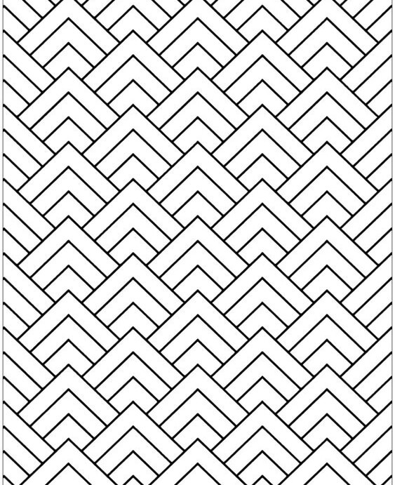Free &  Easy To Print Pattern Coloring Pages - Tulamama
