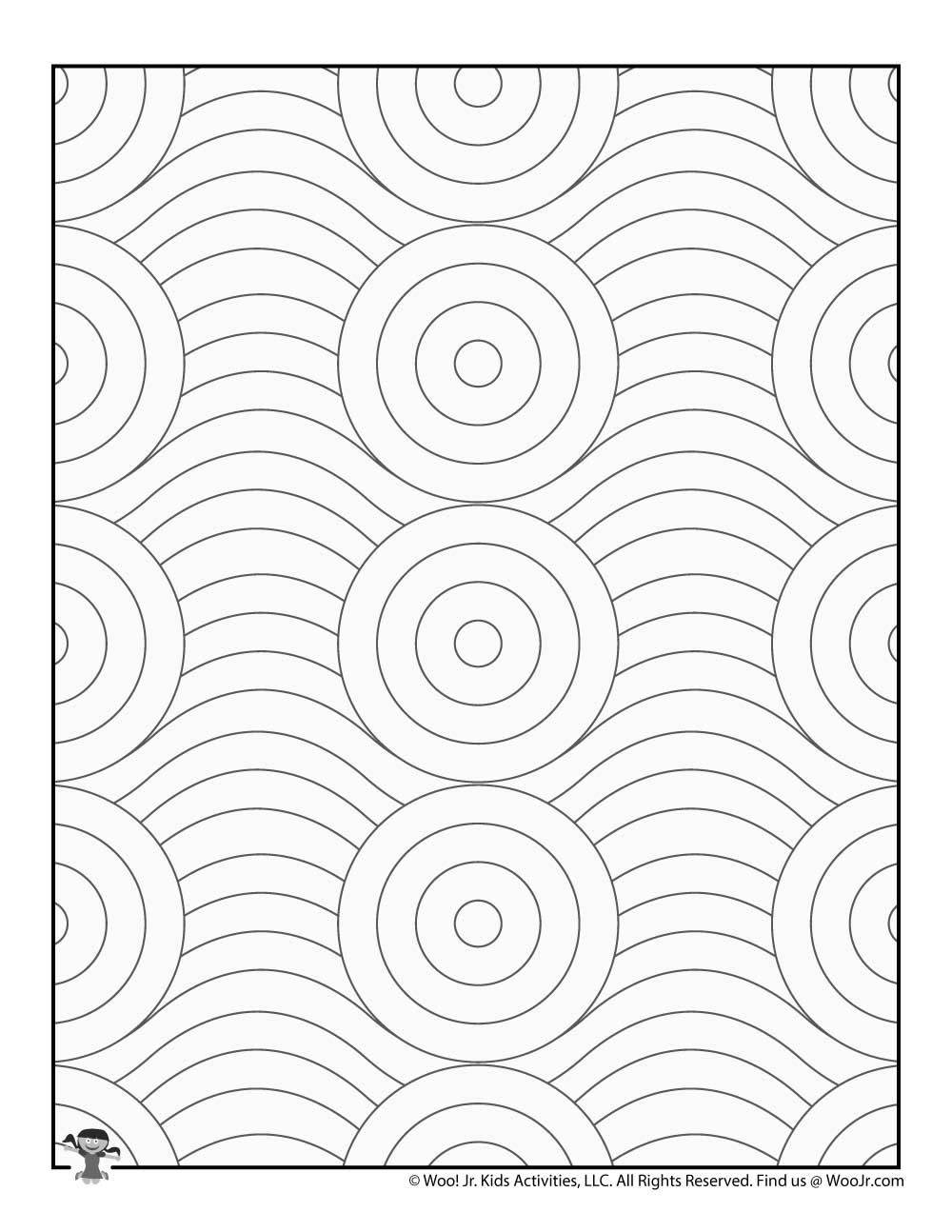 Pattern Colouring Kids