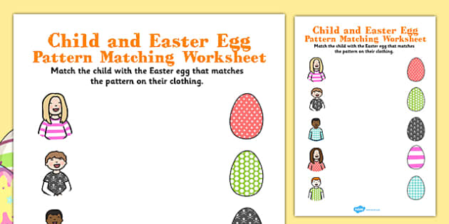 pattern matching worksheet