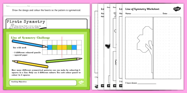 Symmetry Games and Activities Pack - KS1 Maths - Twinkl