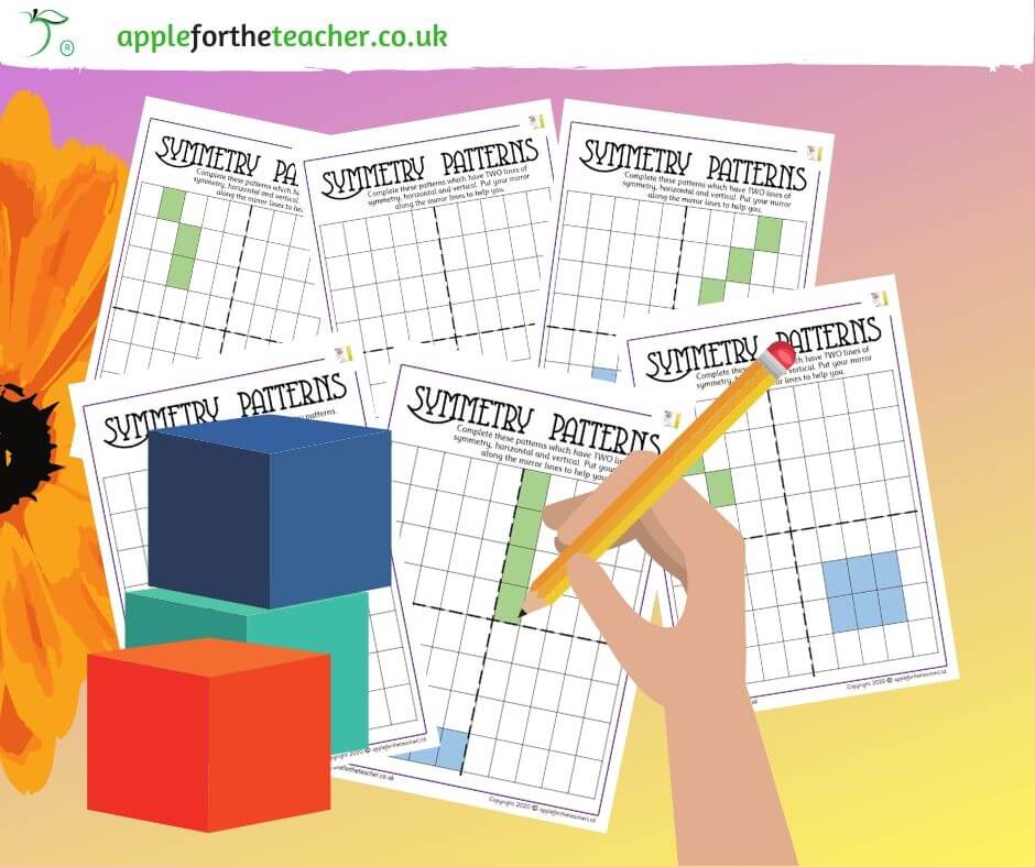 Symmetrical Patterns Activity 1 | Apple For The Teacher Ltd