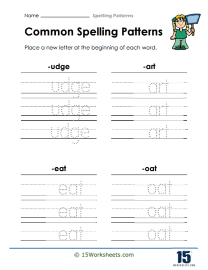 Spelling Patterns Worksheets - 15 Worksheets Library