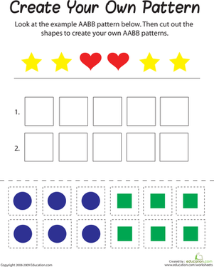 AABB Pattern | Worksheet 