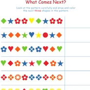 1st Grade Patterns Worksheets &  Free Printables 