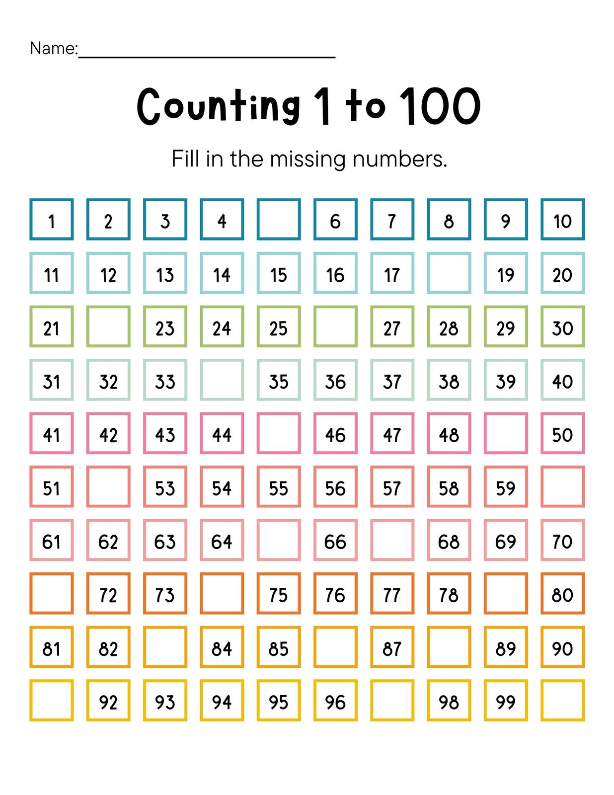 Free 1st grade math worksheet templates to customize 