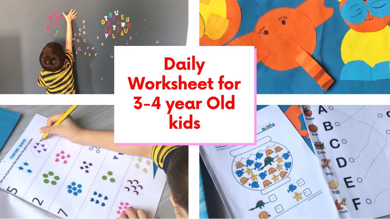 pattern worksheet for 3 year olds