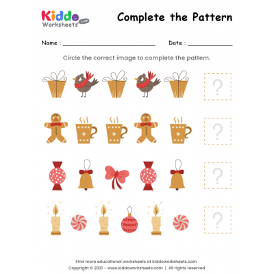 pattern worksheet for 3 year olds