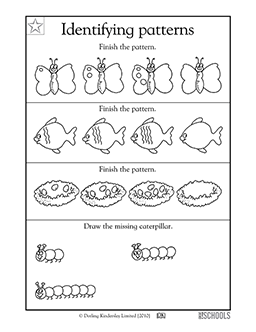 Pattern work: finishing pictures | 2nd grade, 3rd grade, 4th grade ...