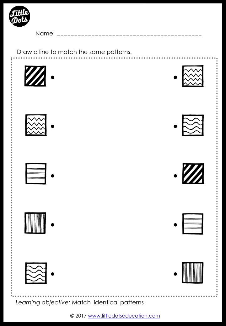 pattern worksheet for toddlers