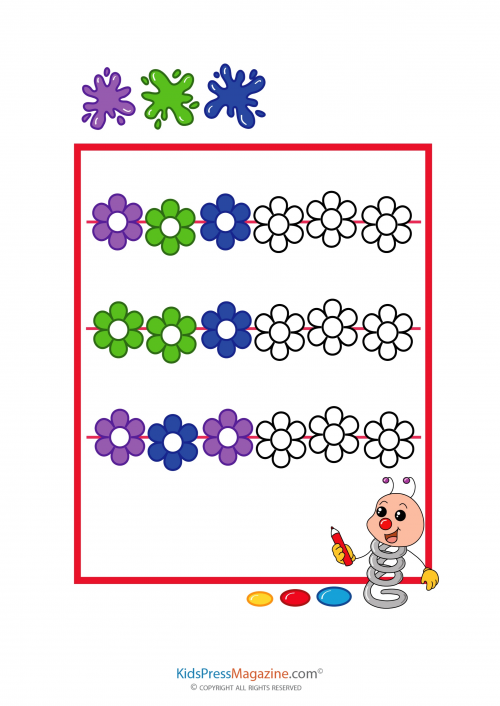 pattern worksheet foundation