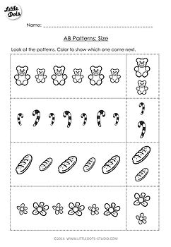 Free Preschool Math Printables | Little Dots Education