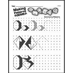 Second Grade Patterns Worksheets | edHelper.com
