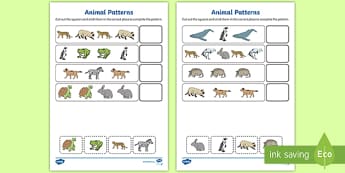 Patterns, Functions &  Algebra | Maths | Grade 1 Worksheets