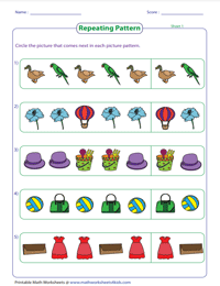 Pattern Worksheets