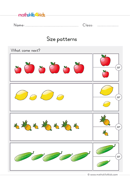 Free Candy AB Patterns Math Worksheet - Free Worksheets ...