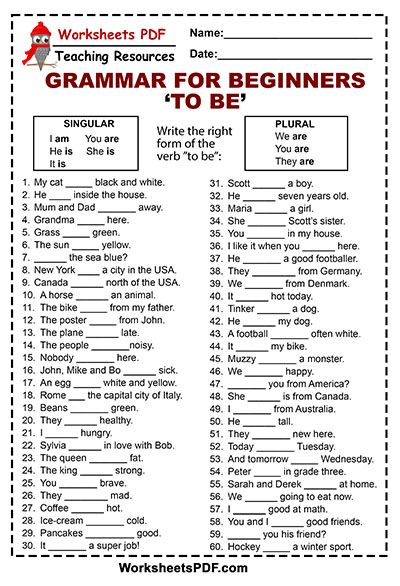 Past Perfect Affirmative and Negative Sentences - Worksheets PDF
