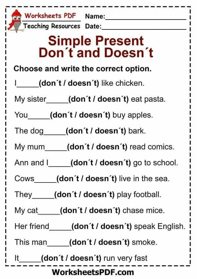 pdf english grammar worksheet