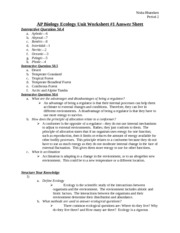 pearson education biology worksheet answers