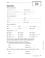 pearson education math worksheet