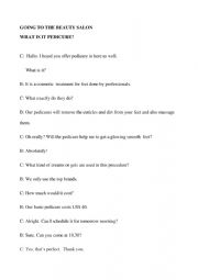 pedicure - ESL worksheet by solesempre