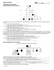Pedigree Worksheet.pdf - Pedigree Worksheet Name Period Date ...