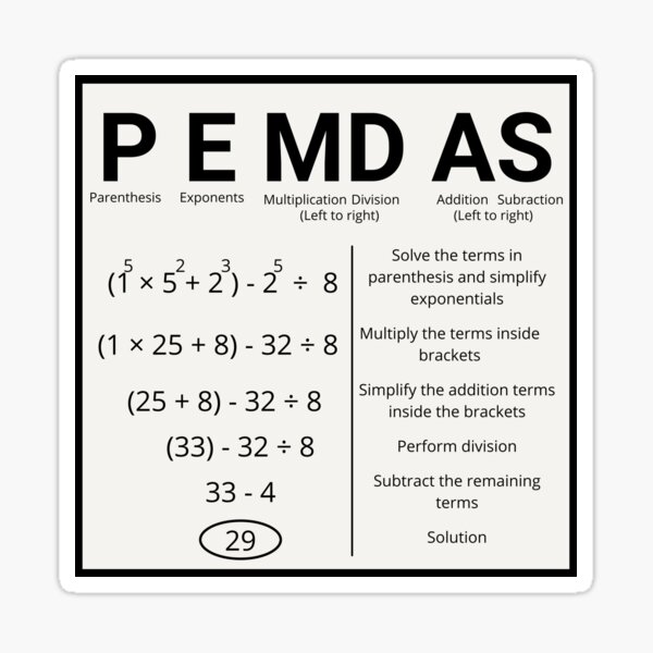 PEMDAS example 2 | Math, Algebra, order of operations | ShowMe ...