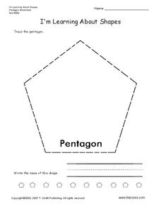 Im Learning About Shapes Worksheet for Kindergarten - 2nd Grade ...