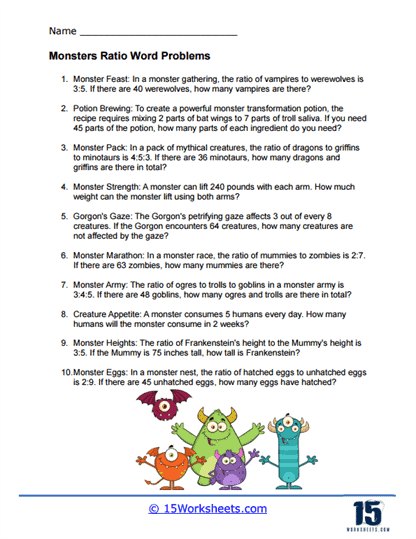 percent and proportion word problems worksheet