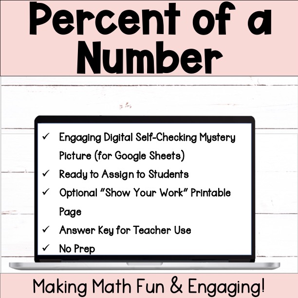percent of a number activity