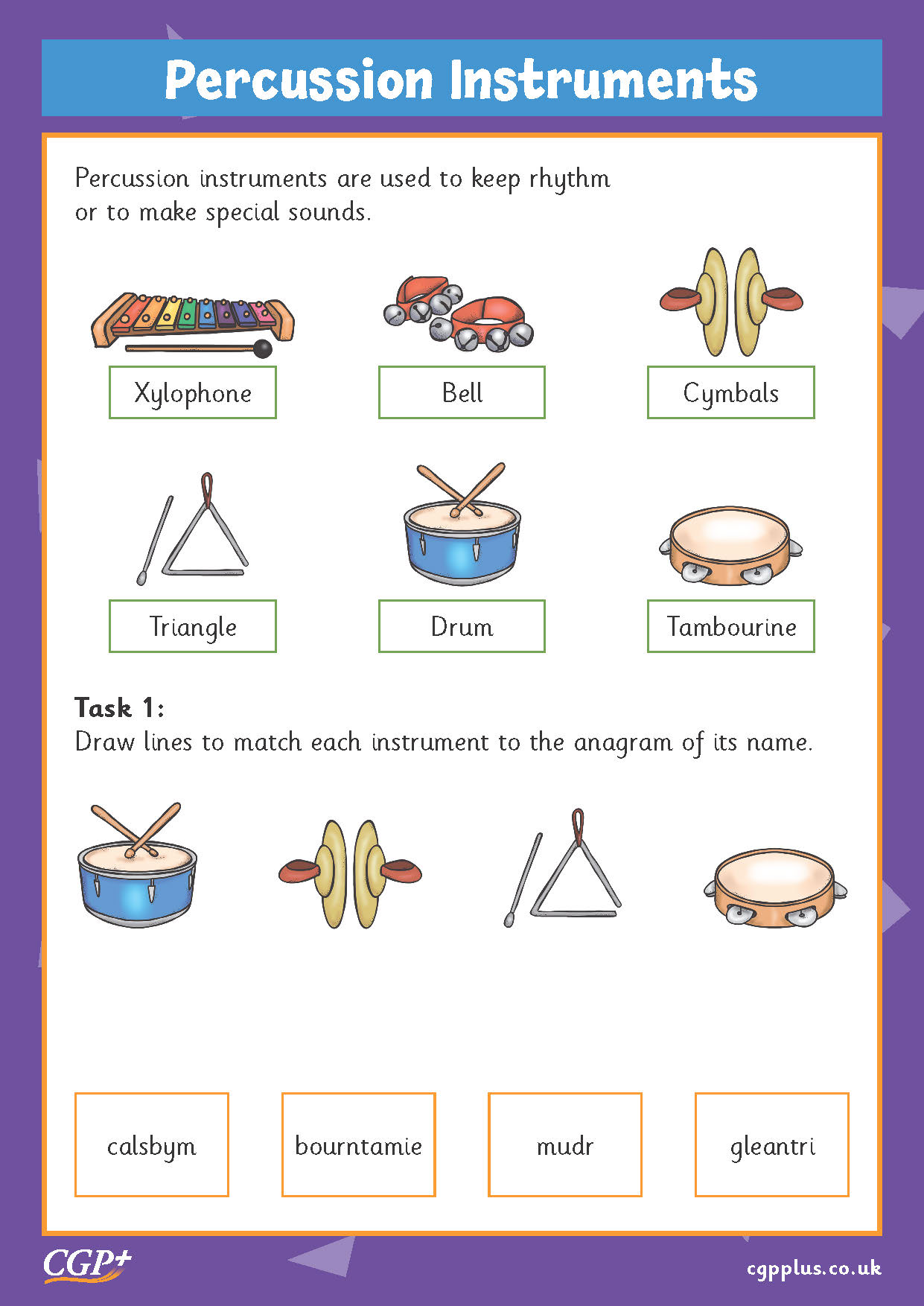 Free percussion worksheet, Download Free percussion worksheet png