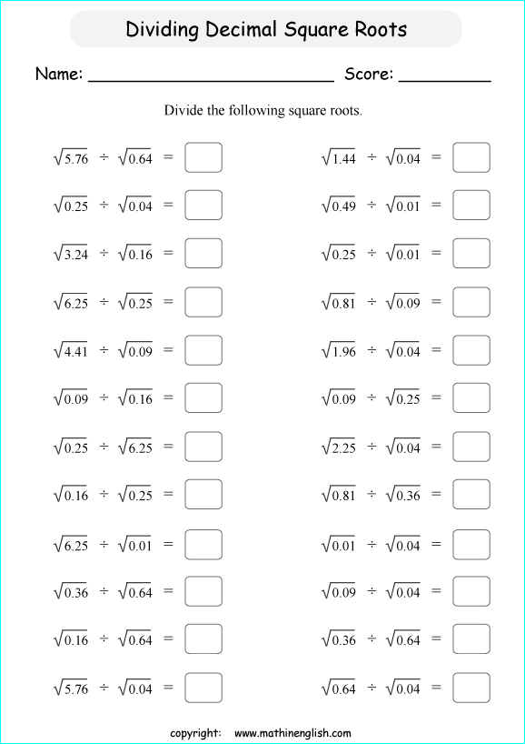 Printable primary math worksheet for math grades 1 to 6 based on ...