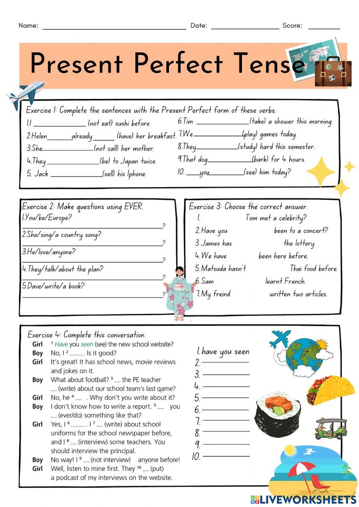 Live Worksheets
