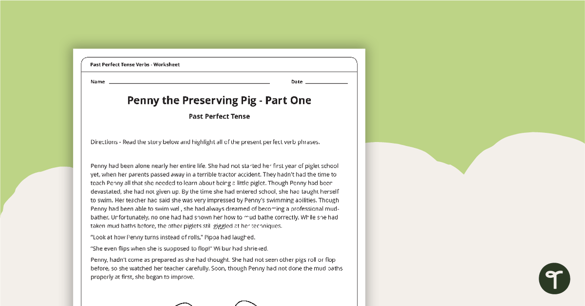perfect verb tenses worksheet