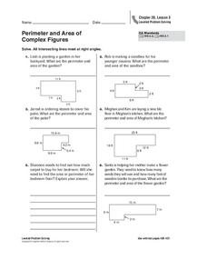 perimeter and area worksheet 6th grade