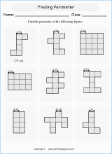 perimeter and area worksheet grade 3