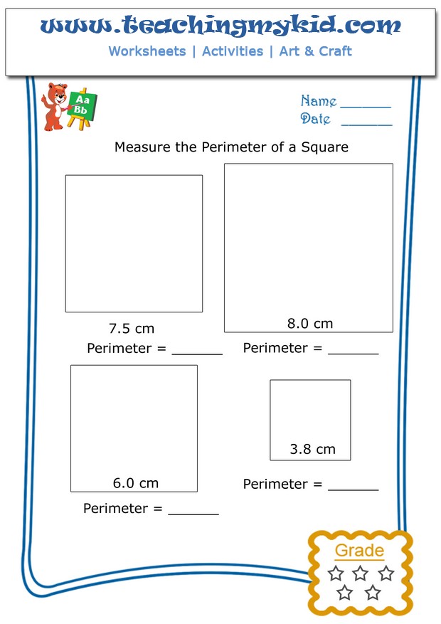Measure The Perimeter Of Square Archives - Teaching My Kid