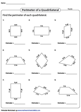Perimeter Worksheets