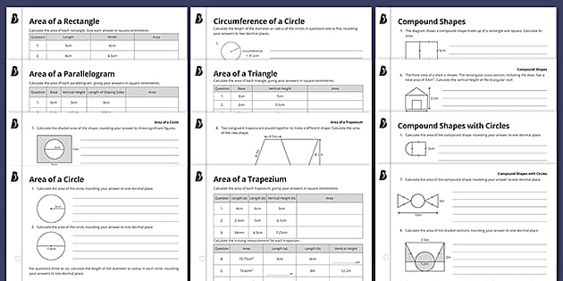 perimeter worksheet for middle school