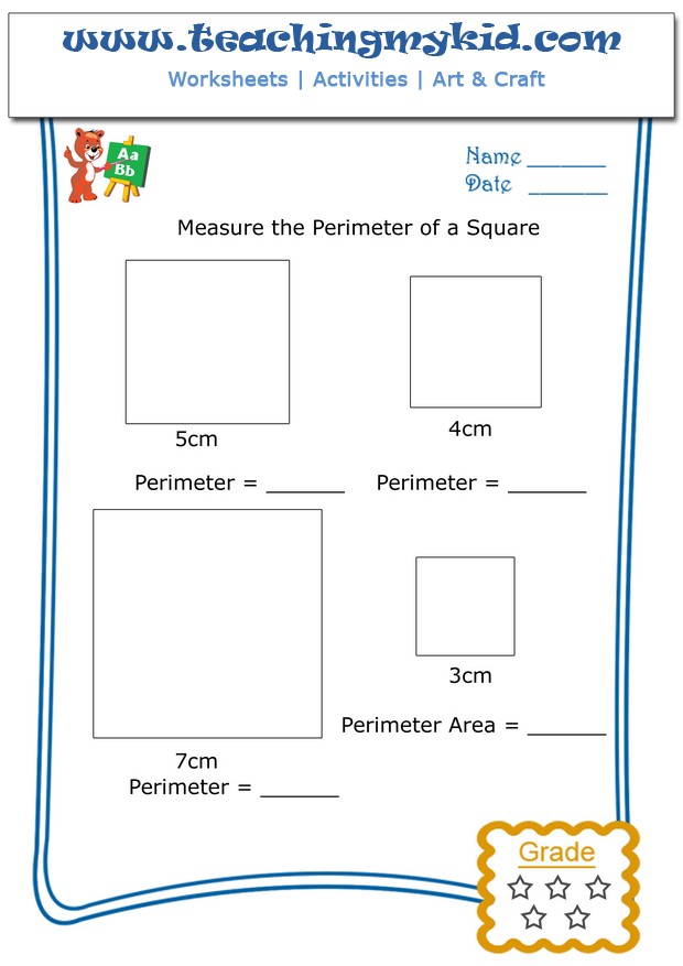 Measure The Perimeter Of Square Archives - Teaching My Kid