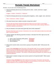 Dry Lab - Periodic trends-Answer Key.doc - Name Date Periodic ...