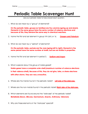 Periodic Trends Worksheet Answers Page 2 - Fill Online, Printable ...