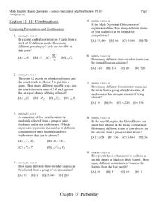permutation worksheet