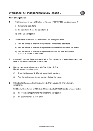 Permutations and Combinations - Probability &  Statistics 1 - RP AS ...